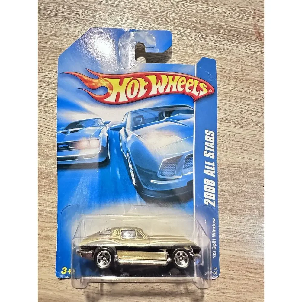 Hot Wheels 1:64 2008 All Stars Corvette '63 Gold Diecast Unopened Box New H7